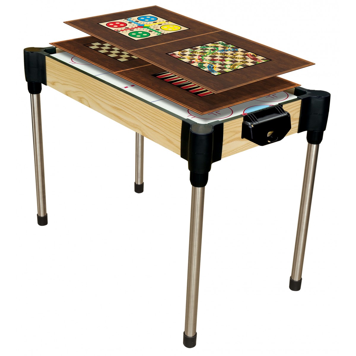 ping pong air hockey backgammon foosball table